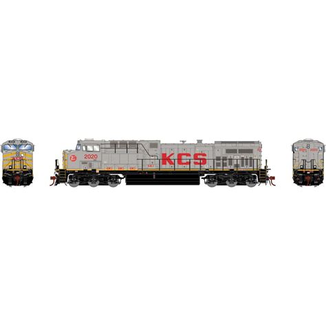 HO AC4400CW Locomotive, with DCC & Sound, KCS #2020 Model Train | Athearn