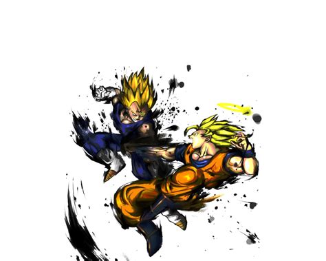 Goku and vegeta render fight by Supergoku37 on DeviantArt