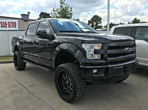 2015 #custom #lifted #Ford #F150 #Lariat truck (Tuxedo Black Metallic ...