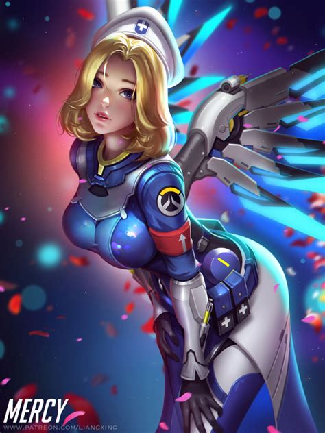 Mercy by Liang-Xing on @DeviantArt | Overwatch fan art, Mercy overwatch ...