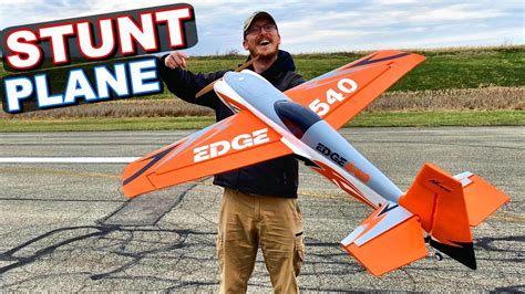 SEE this GIANT RC STUNT PLANE RIP!!! - Arrows Edge 540 1300mm - YouTube