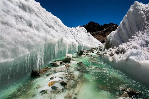 1280px-Glacial_melt_water_carving_the_ice_river_source_Himalayas_India