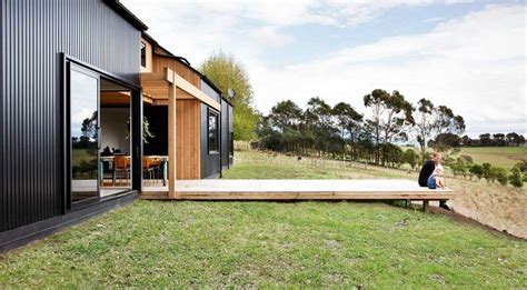 Modern Barn Form - Innovative Black Barn by Red Architecture