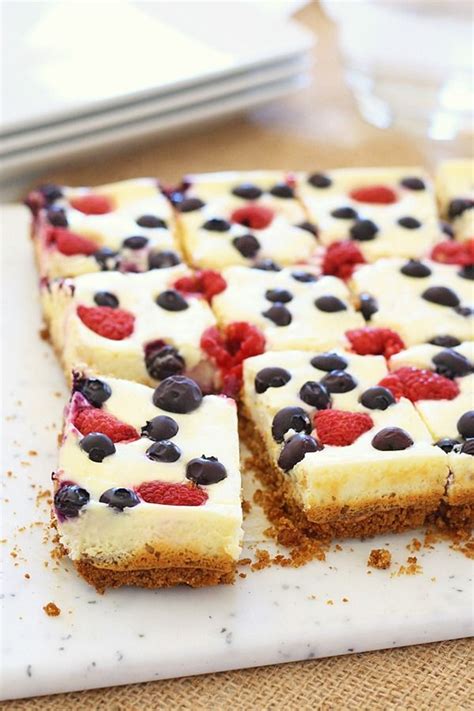 Berry Cheesecake Bars | Recipe | Dessert recipes, Desserts, Easy ...