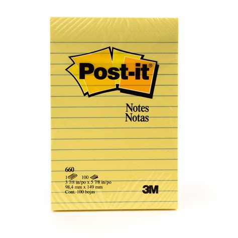 Buy Post it Yellow Lined Notes 4 x 6 Inch 100 Sheets Online in UAE ...