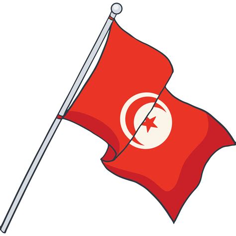 flag of Tunisia, national flag 23435171 PNG