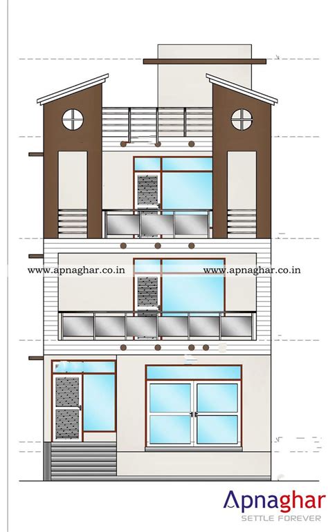 2D Elevation Drawings for your home. Visit - www.apnaghar.co.in ...