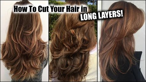 How To Cut Your Own Hair In Long Layers - The One Percent