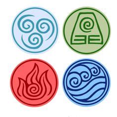 Avatar The Last Airbender, Four Elements Necklaces by ~bones-sickle on ...