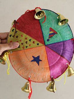 Paper Plate Tambourines Craft Idea For Kids | Paper plate crafts ...