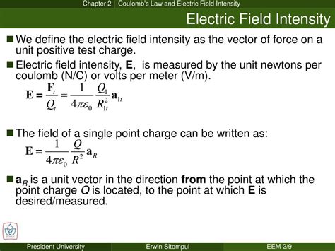 PPT - Chapter 2 Coulomb’s Law and Electric Field Intensity PowerPoint ...