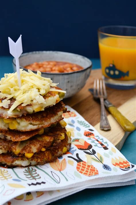 Easy Cheesy Vegetable Potato Cakes - Tinned Tomatoes