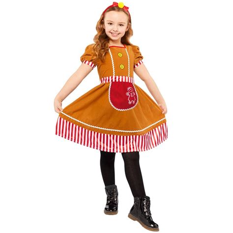 Gingerbread Girl - Child Costume | Party Delights