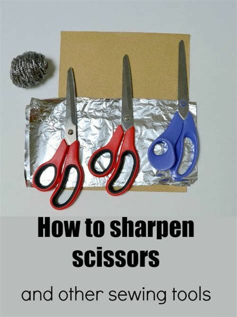 How to Sharpen Scissors and Other Sewing Tools | So Sew Easy