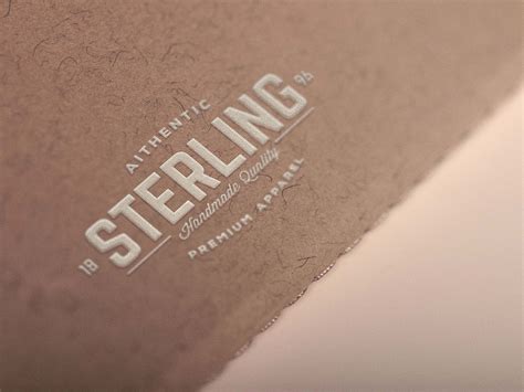 Free White Embossed Logo Mockup (PSD)