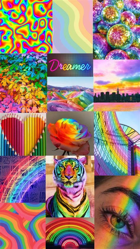 Rainbow aesthetics wallpaper | Rainbow wallpaper iphone, Fun chalk art ...