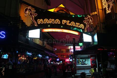 Nana Plaza, Red Light District with Go-go Bars in Bangkok, Thailand ...