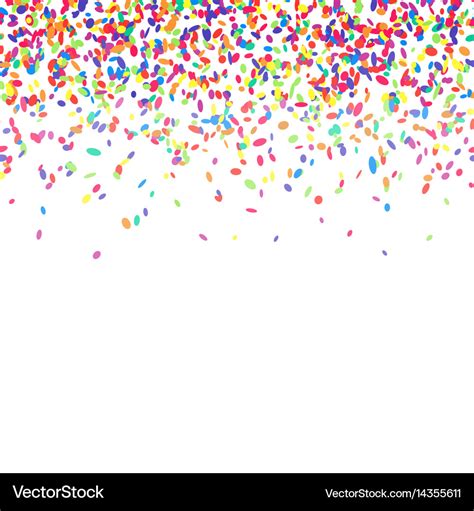 Colorful confetti background Royalty Free Vector Image