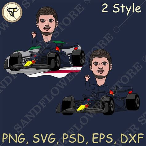 Max Verstappen F1 Caricature Instant Download Digital File - Etsy Israel