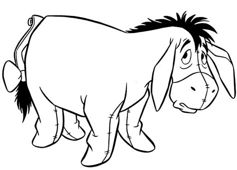 Donkey Line Drawing at GetDrawings | Free download