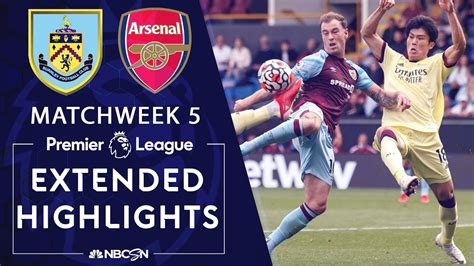 Burnley v. Arsenal | PREMIER LEAGUE HIGHLIGHTS | 9/18/2021 | NBC Sports ...