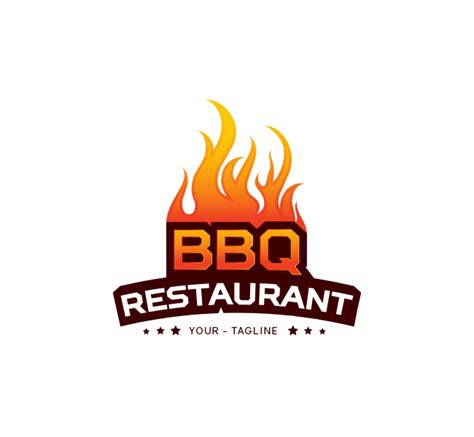 BBQ Restaurant Logo & Business Card Template - The Design Love