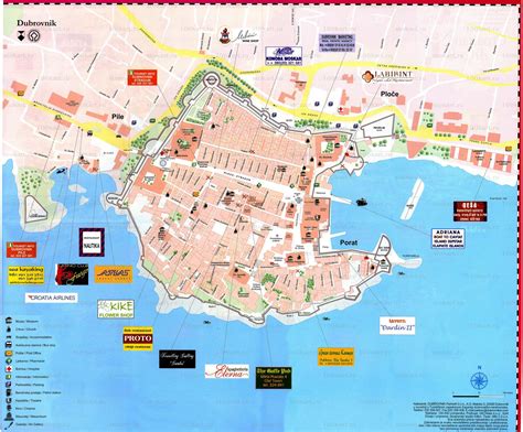 Large Dubrovnik Maps for Free Download and Print | High-Resolution and ...