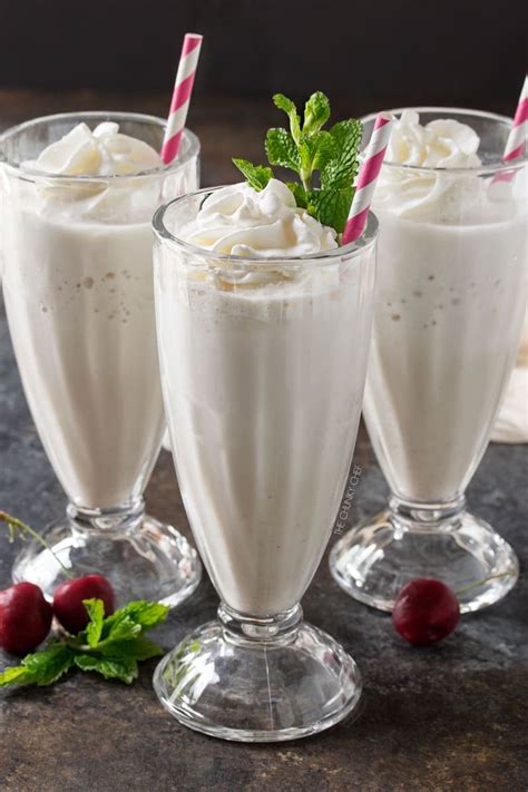 Skinny Vanilla Protein Milkshake - The Chunky Chef