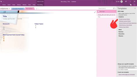 Hướng dẫn chi tiết cách sử dụng OneNote để ghi chú nhanh và dễ hiểu