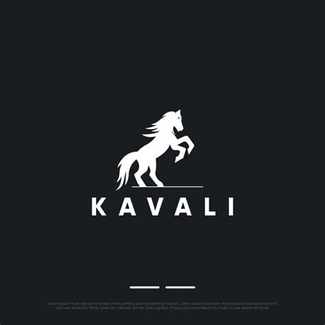 Premium Vector | Jumping Horse Logo Design