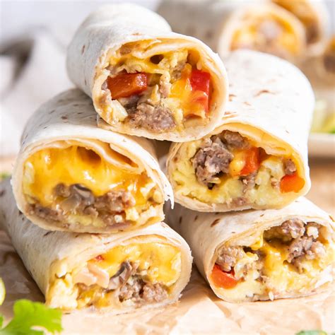 Breakfast Burritos Recipe - Kristine's Kitchen