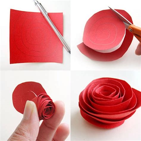 DIY Paper Flower Tutorial Step By Step Instructions