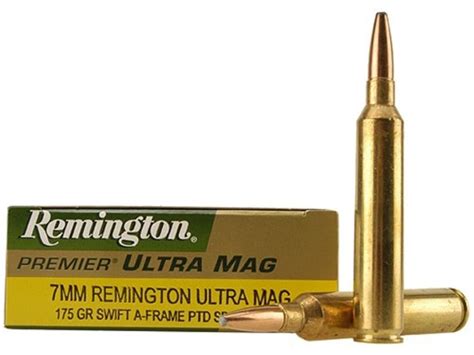 Remington Premier Ammo 7mm Remington Ultra Mag 175 Grain Swift A-Frame