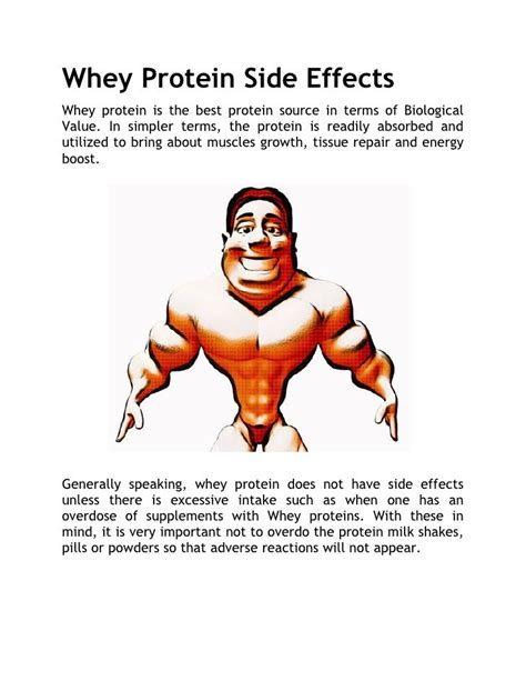 Whey protein side effects