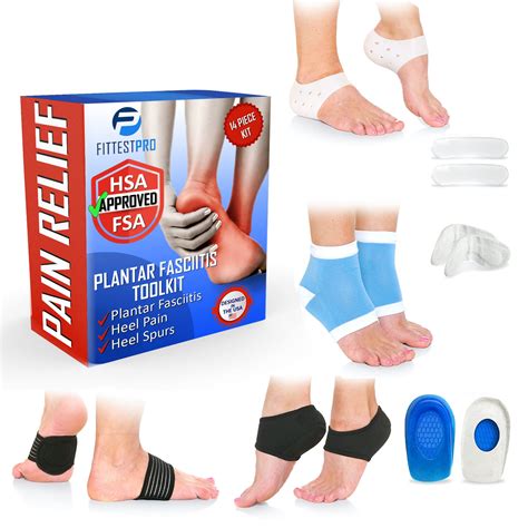 Buy ar Fasciitis Foot Pain 14-Piece Kit - Premium, Medical-Grade Heel ...