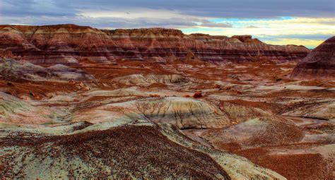 Painted Desert inside of Petrified Forest National Park, AZ [OC] [4192 ...