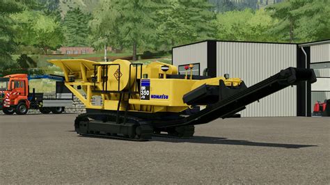 Komatsu BR-350JG Jaw Crusher V1.0.0.0 LS22 Mod / LS25 Mods