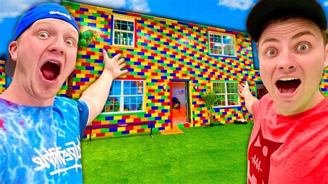 World's Biggest LEGO House Tour (Unspeakable)!! - YouTube