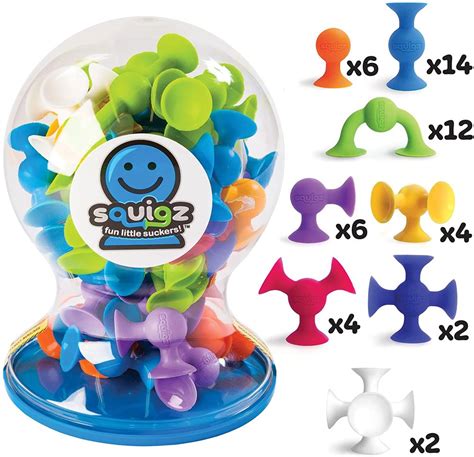 Squigz Deluxe Set (50 pcs) - The Granville Island Toy Company