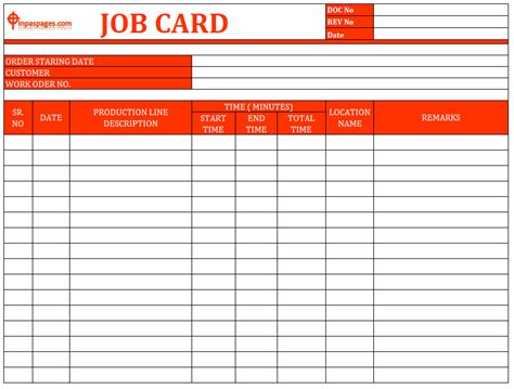 83 How To Create Job Card Template Pdf Templates For Job With Regard To ...