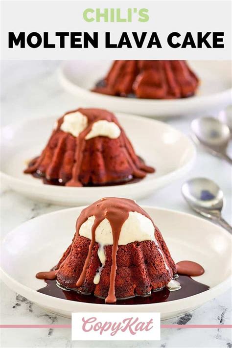 Chili's Molten Lava Cake - CopyKat Recipes