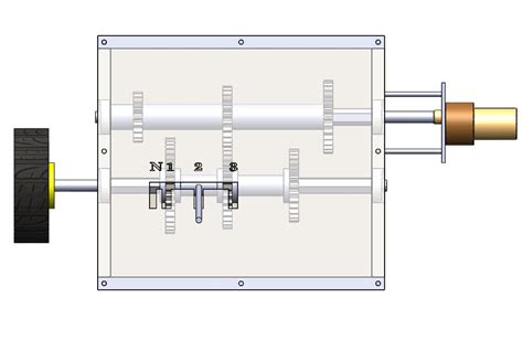 3 Speed Gearbox Mechanism | Nevon Projects