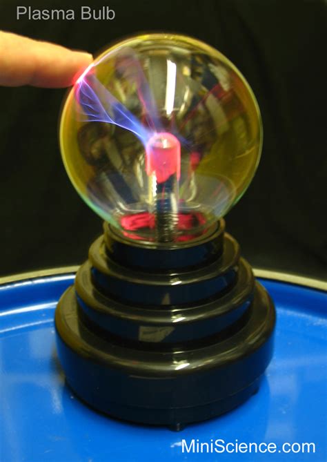 Plasma light with 3" bulb. - ScienceKitStore.com