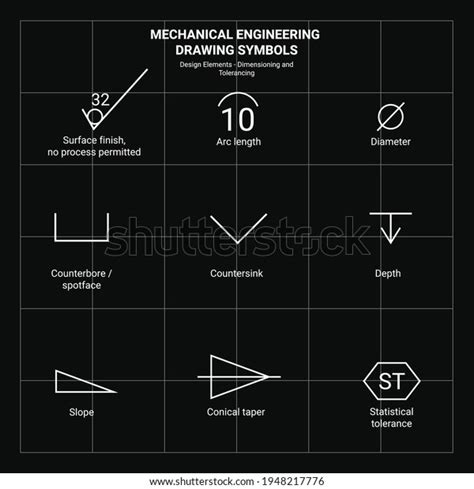 Mechanical Engineering Design Symbols