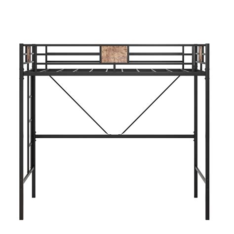 Metal Twin Loft Bed Frame - Bed Bath & Beyond - 39100979