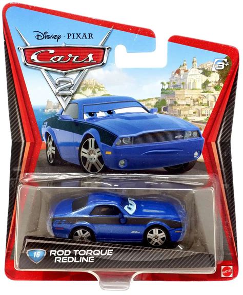 Disney Pixar Cars Cars 2 Main Series Rod Torque Redline 155 Diecast Car ...