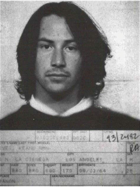 "Keanu Reeves Mugshot - 1993" Sticker for Sale by impostormerch | Redbubble