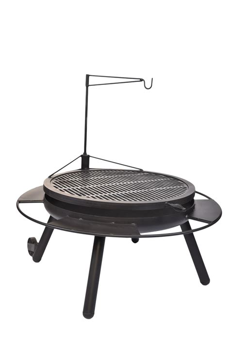 Fire Pit Grill with CNC Grill Top 36″ | Circle J Fabrications