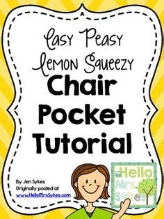 11 Chair Pocket Pattern ideas | chair pockets, seat sacks, diy classroom