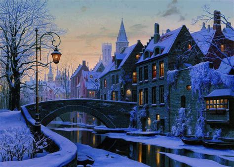 Facebook Amazing Photos: Fascinating winter evening in Brugge, Belgium